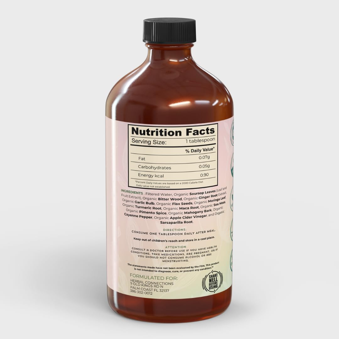 Organic Soursop Bitters 32 oz