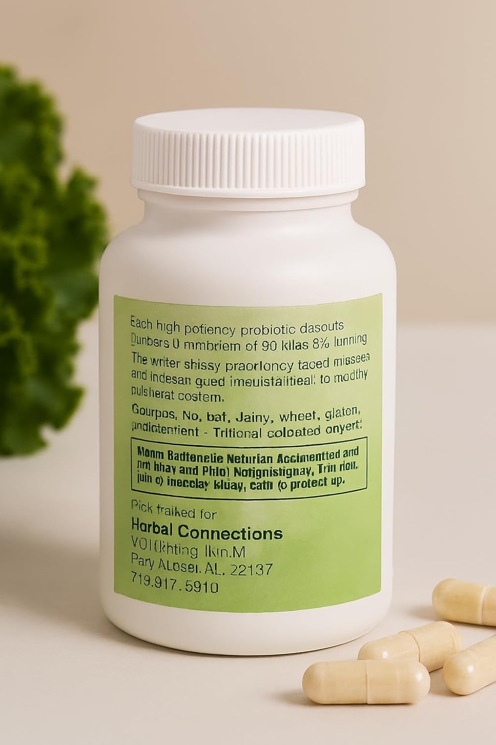 Probiotic Supplement, 20 Billion CFU, 12-Strain Blend, Capsules, Vegan, Gluten-Free, for Gut Health and Immune Support