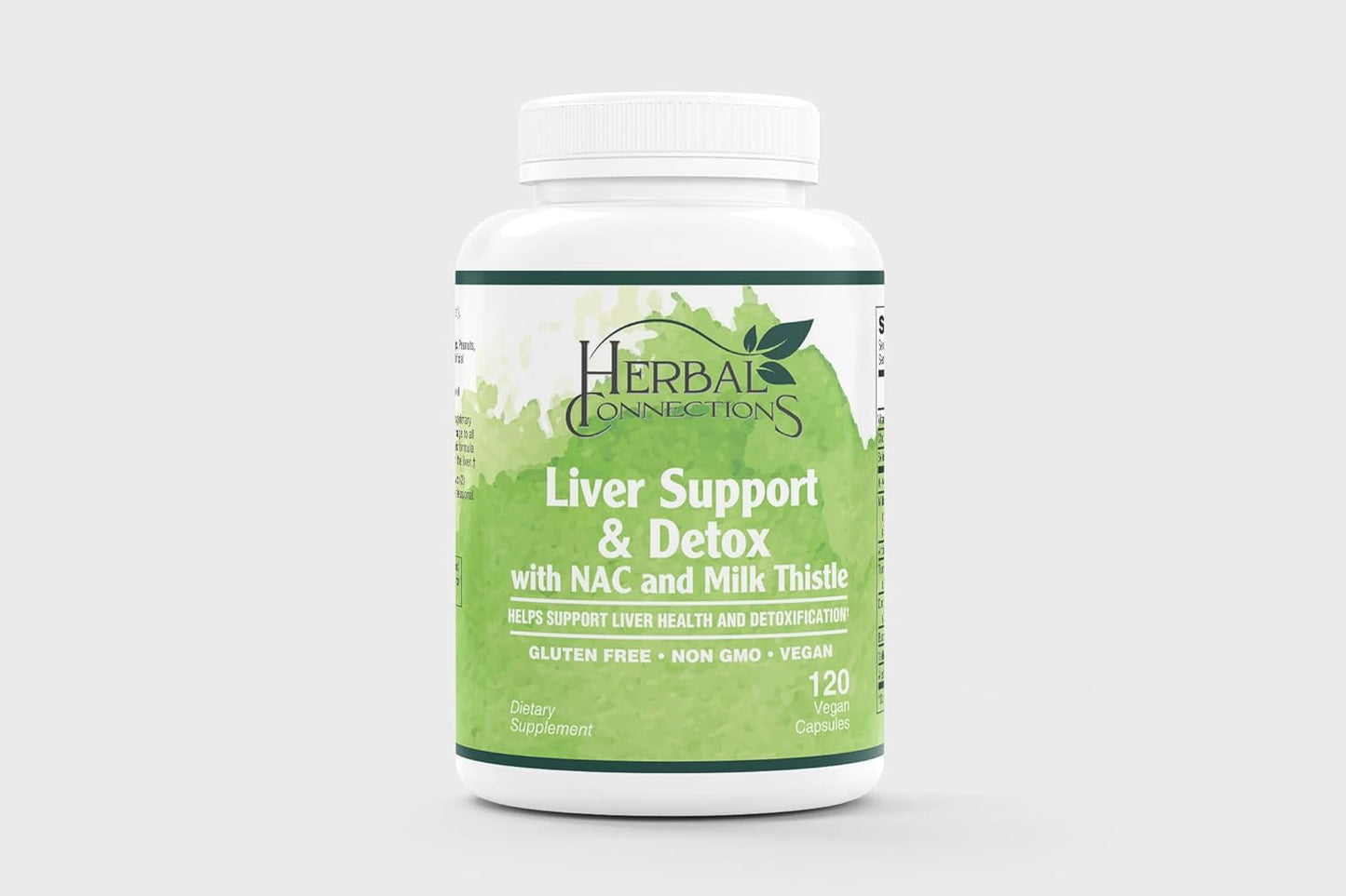 Liver Support & Detox Supplement – 2-Month Liver Cleanse Formula with Milk Thistle, N‑Acetyl Cysteine (NAC) & Artichoke – Antioxidant Detox & Healthy Liver Function – 120 Capsules