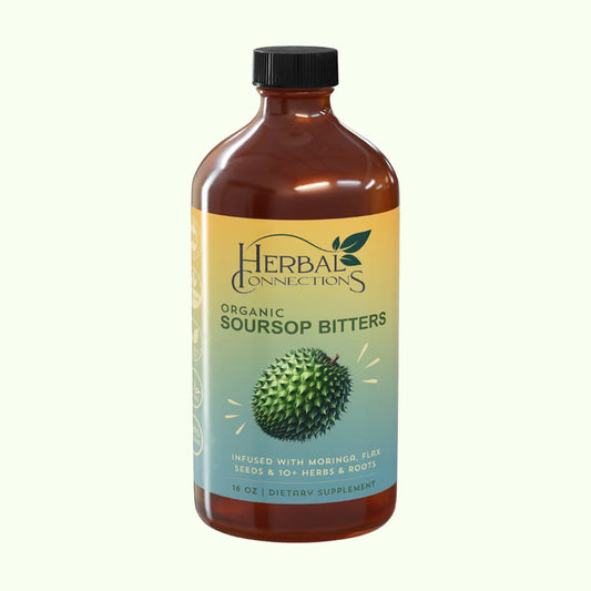 Organic Soursop Bitters Liquid with Moringa & Aloe Vera